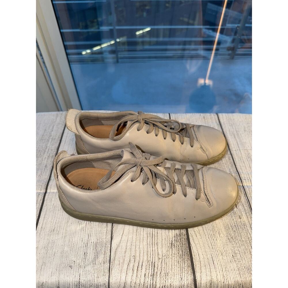 Clarks Active Air Casual Oxfords Shoes Men's Size 9.5 US/42.5 EU Gray Leather - Picture 2 of 10